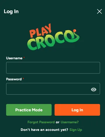 PlayCroco Log In